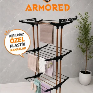 Armored Home Product AR-401 DEMONTE 3 Katlı Dikey Kurutmalık
